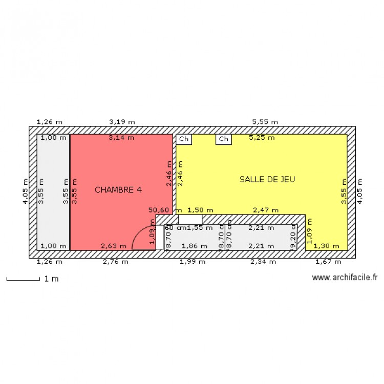 GRENIER - Projet2 - Carrez. Plan de 0 pièce et 0 m2