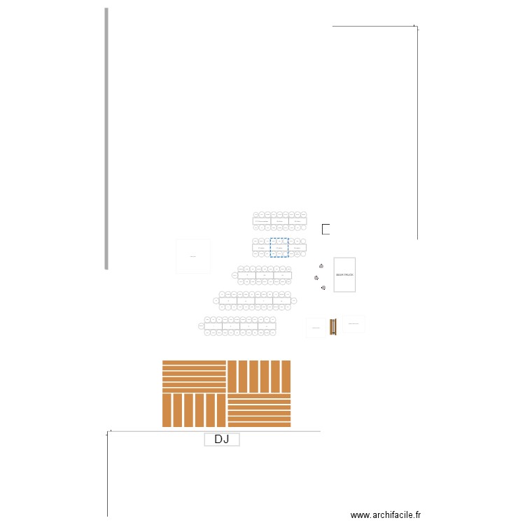 plan de table v2. Plan de 0 pièce et 0 m2