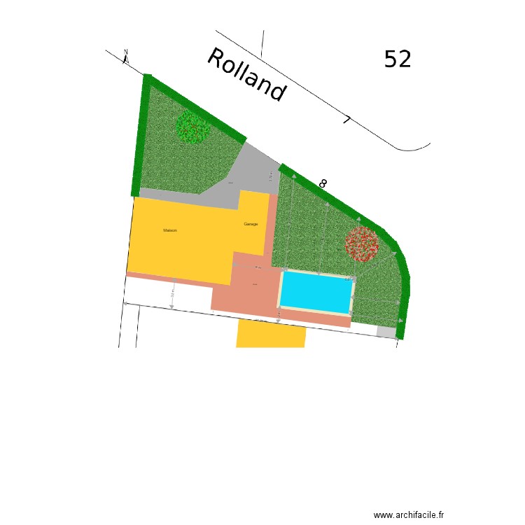 Piscine 3. Plan de 0 pièce et 0 m2