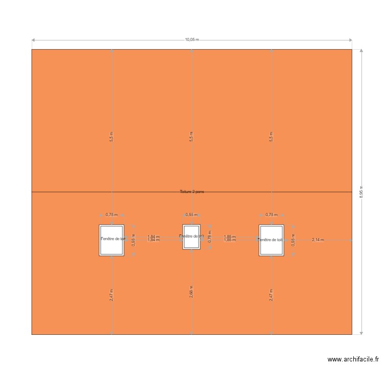 toiture2. Plan de 0 pièce et 0 m2