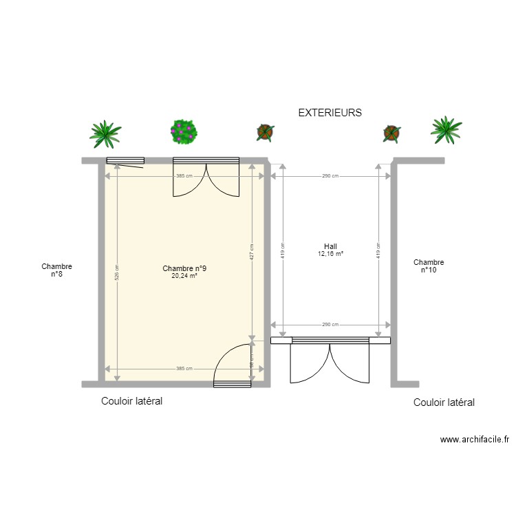 Maison KNELL Plan avant extension. Plan de 0 pièce et 0 m2