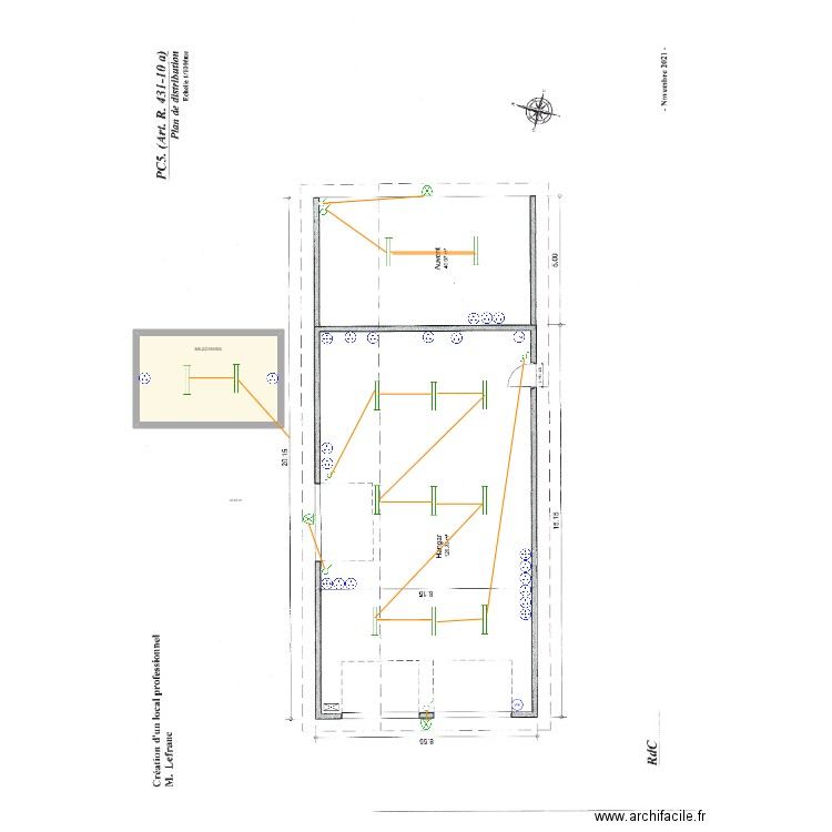 HANGAR BANJAMIN. Plan de 0 pièce et 0 m2