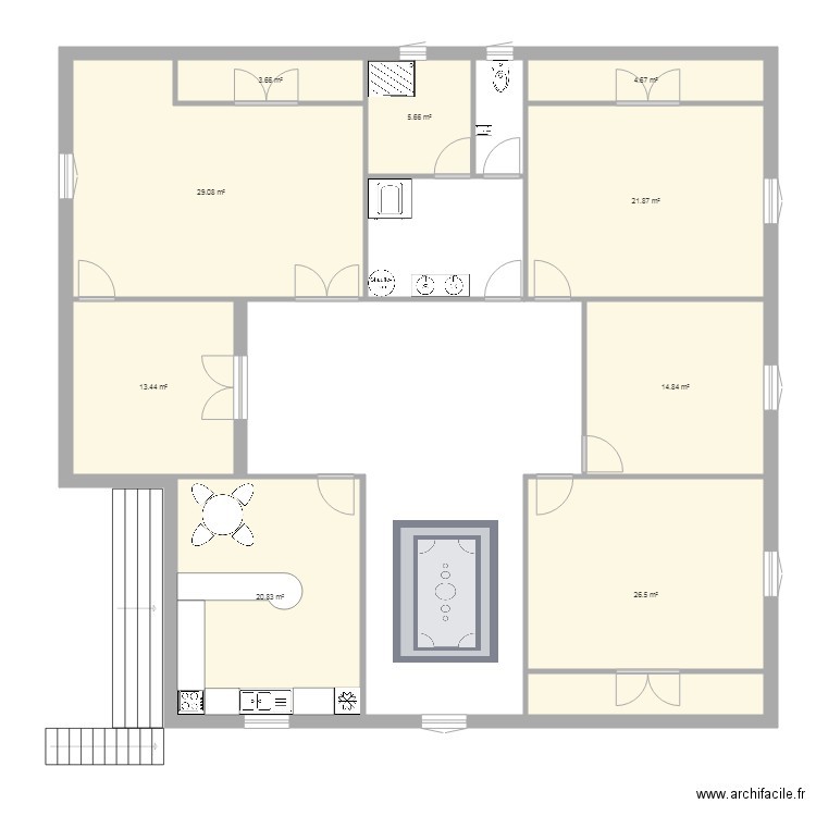 2D PLAN MAISON. Plan de 0 pièce et 0 m2