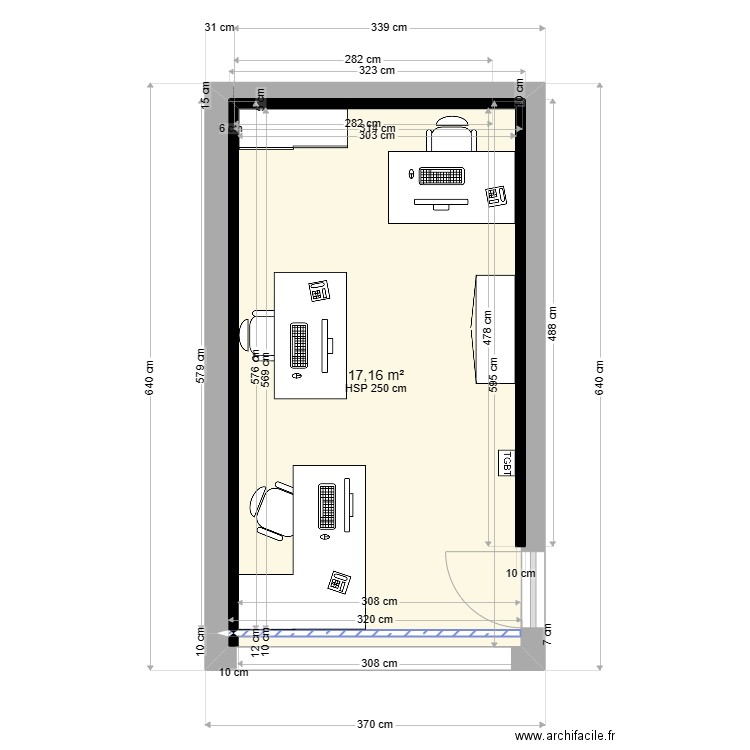 home garrage. Plan de 0 pièce et 0 m2