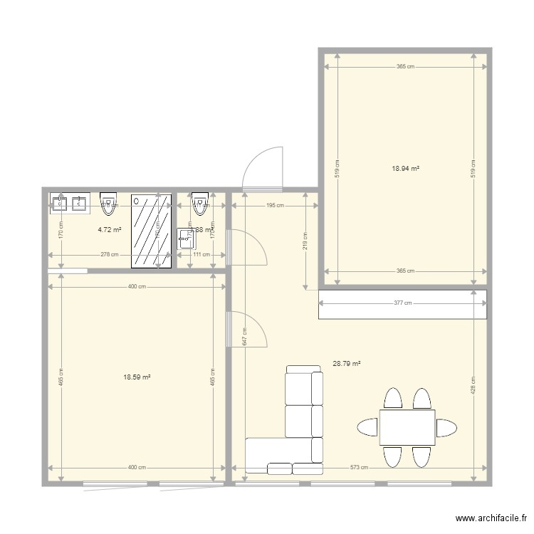 plan appartement eich. Plan de 0 pièce et 0 m2