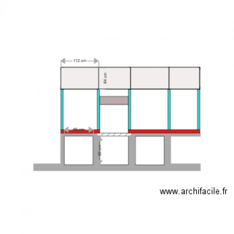 barbecue. Plan de 0 pièce et 0 m2