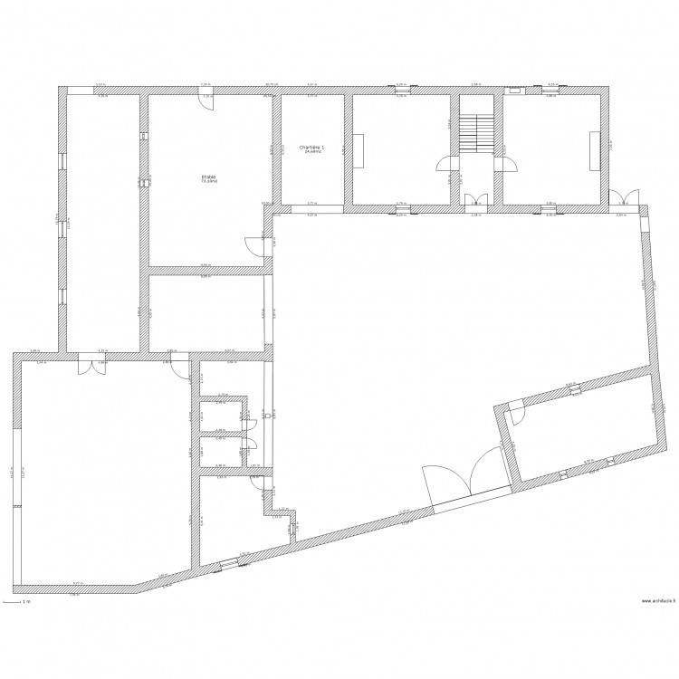 Visker R de C 1. Plan de 0 pièce et 0 m2