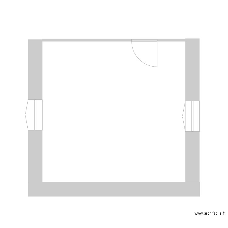 Salle à manger existante. Plan de 0 pièce et 0 m2