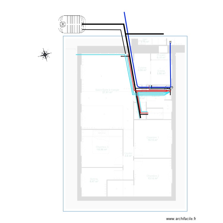 Aubigny. Plan de 0 pièce et 0 m2