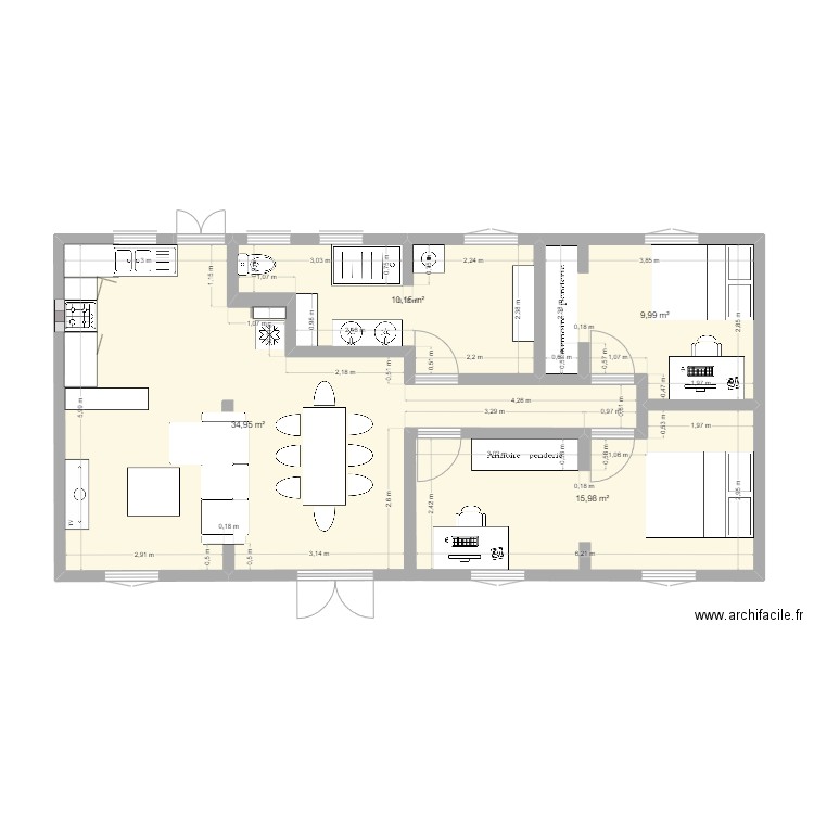 Maison la plaine BP. Plan de 0 pièce et 0 m2