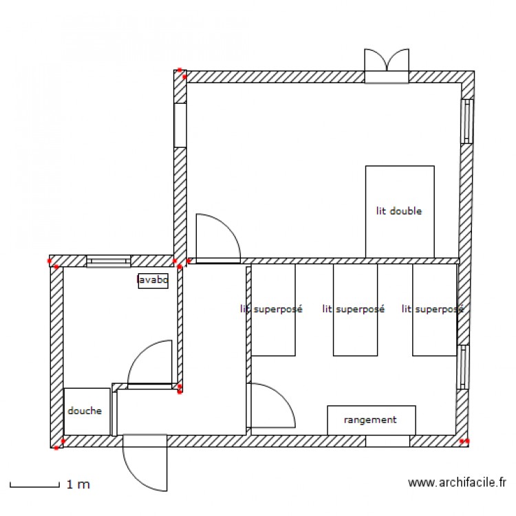 fumoir sup. Plan de 0 pièce et 0 m2