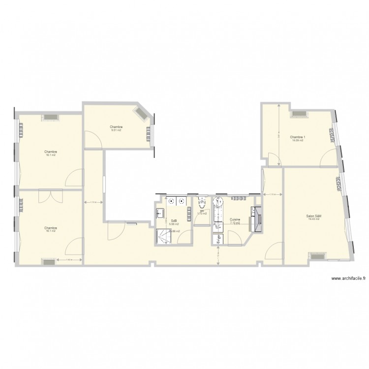 lyonnais cote simple 2. Plan de 0 pièce et 0 m2