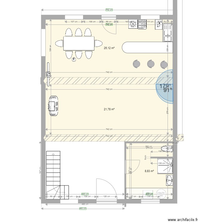 20200825etable. Plan de 0 pièce et 0 m2