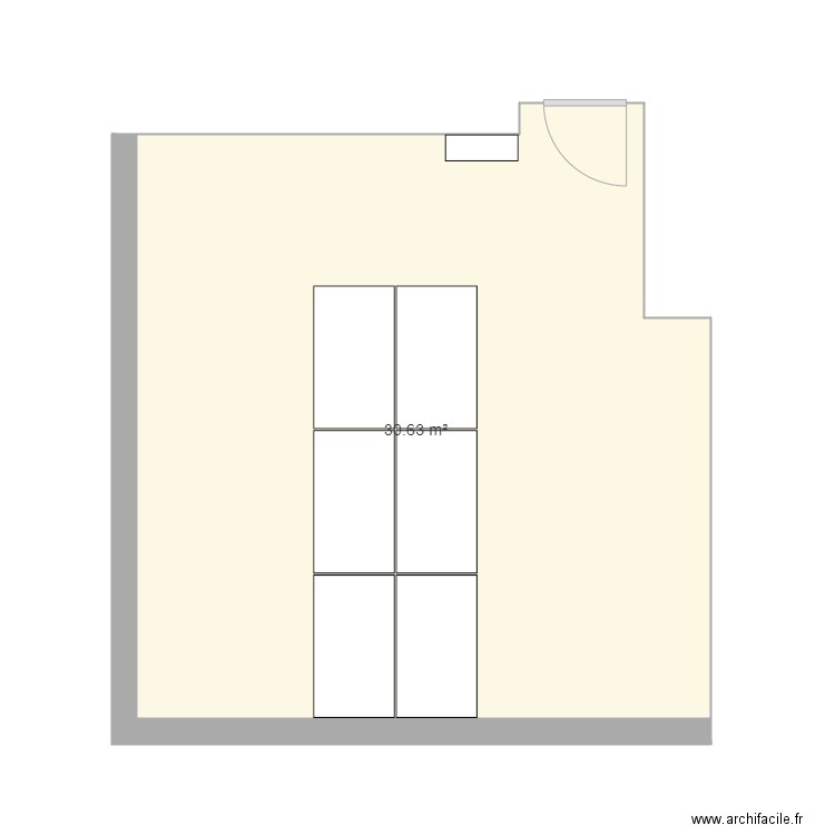 bureau. Plan de 0 pièce et 0 m2