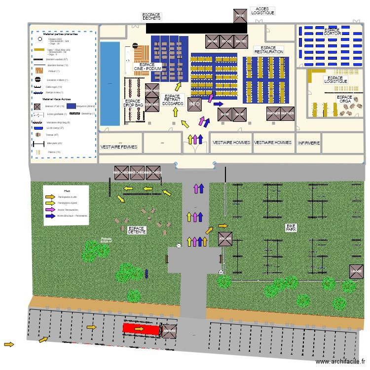 RAP25 - HALLES BOURGOGNES 5. Plan de 4 pièces et 2123 m2