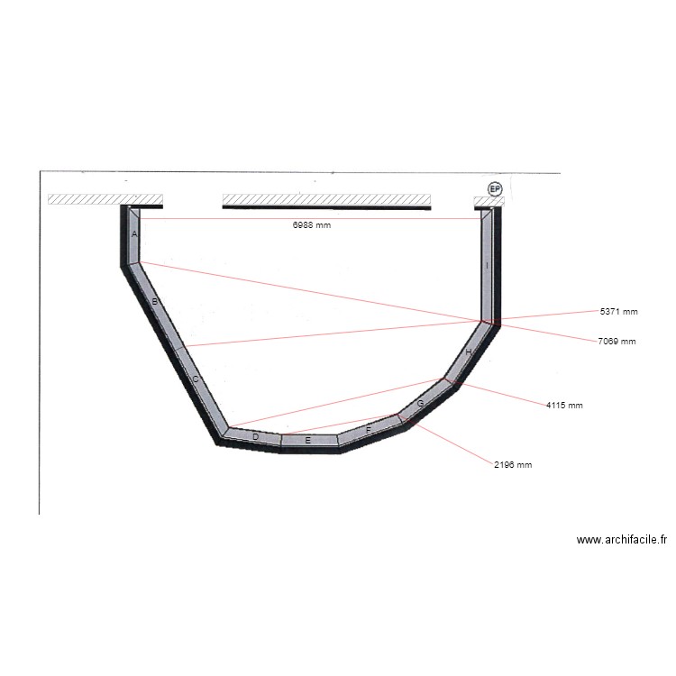 prunier. Plan de 0 pièce et 0 m2