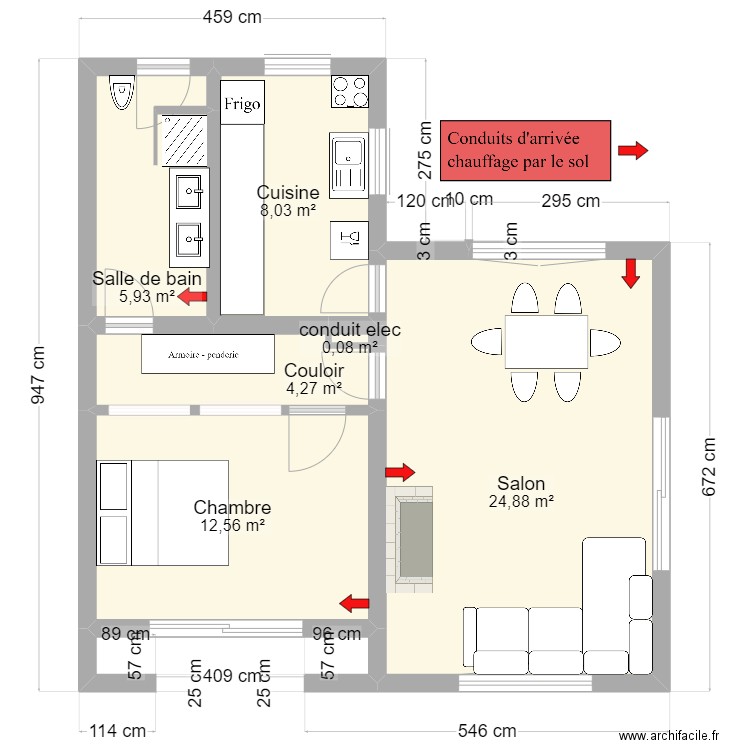 st georges haut CONDUITS. Plan de 0 pièce et 0 m2