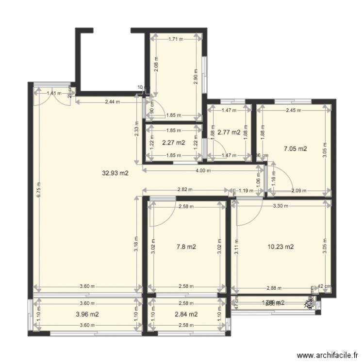 PLAN BB. Plan de 0 pièce et 0 m2