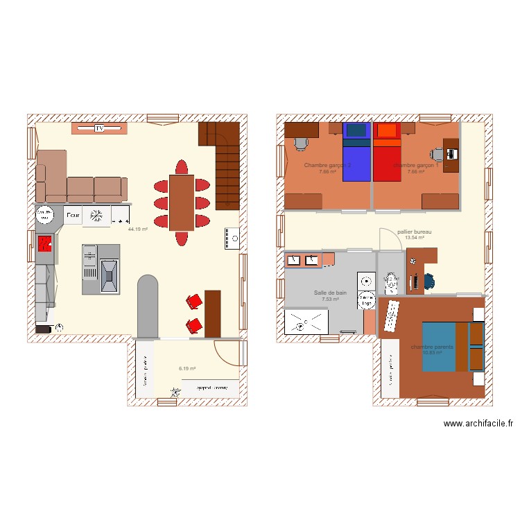 chalet jeusot. Plan de 0 pièce et 0 m2