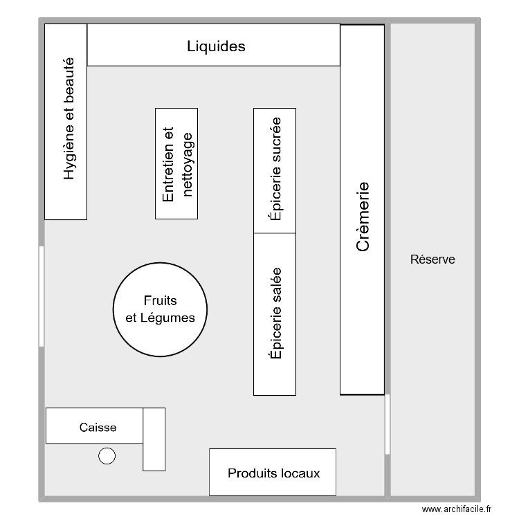 adoc. Plan de 2 pièces et 495 m2