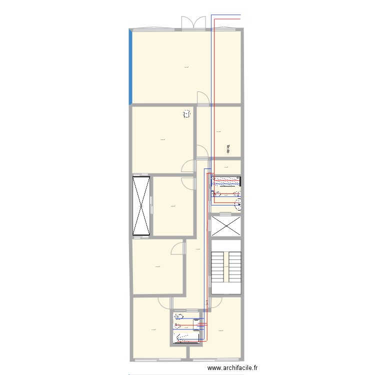 Iturregui 1 AIGUA. Plan de 0 pièce et 0 m2