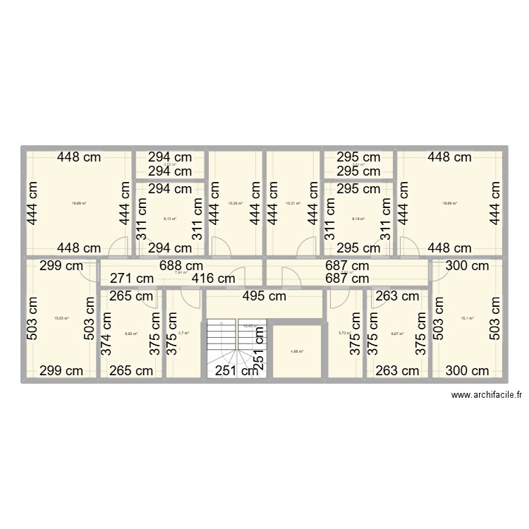 celaliye 16 d 3+1 arakat. Plan de 18 pièces et 180 m2