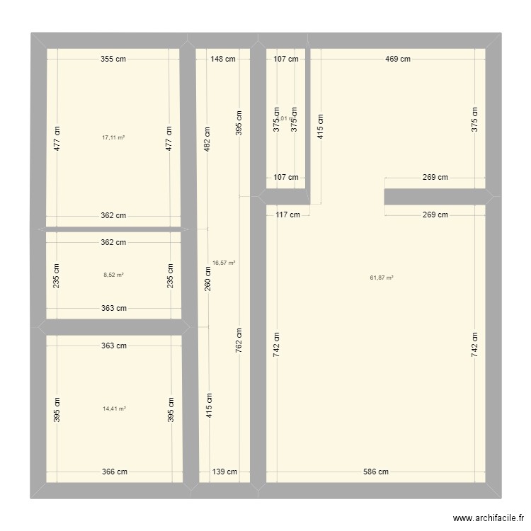 Dorreko. Plan de 6 pièces et 122 m2