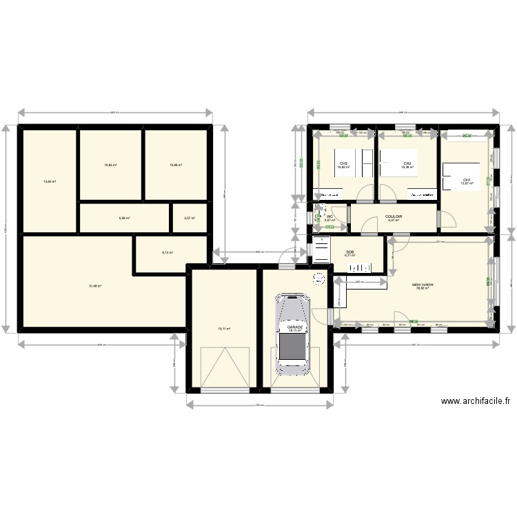 plan maison le gres. Plan de 0 pièce et 0 m2