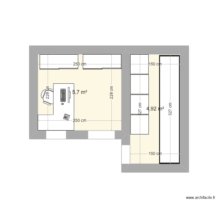 electro. Plan de 0 pièce et 0 m2