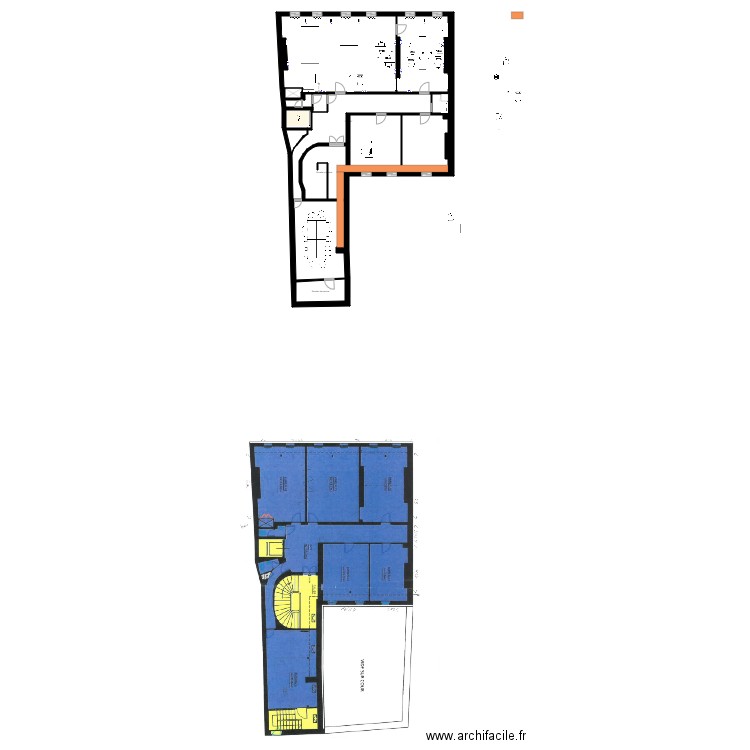 Bureaux chateaudun. Plan de 0 pièce et 0 m2