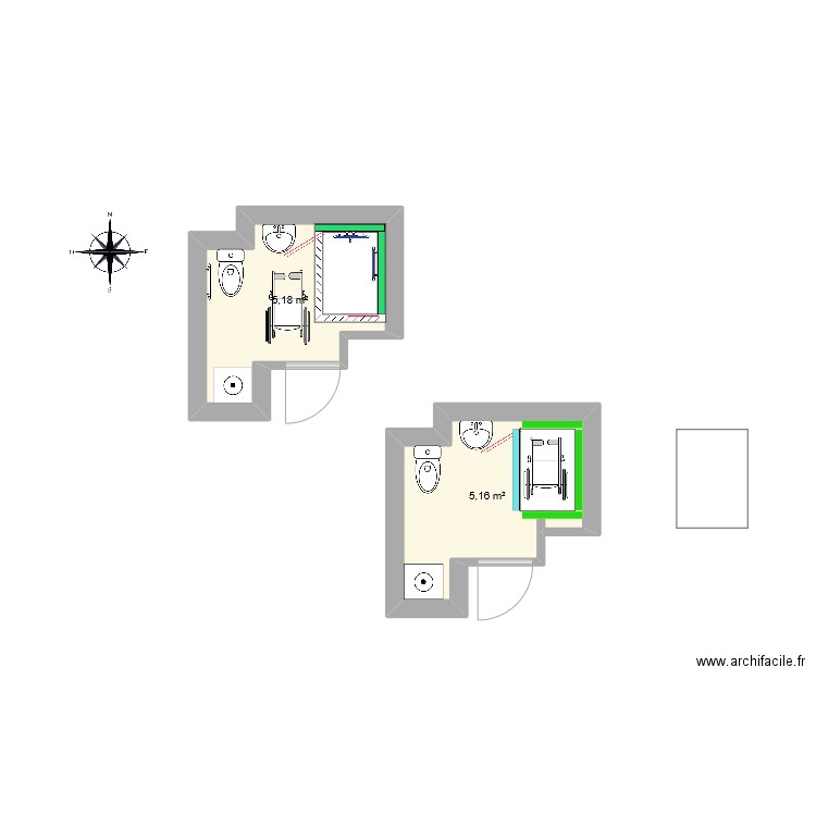 sdb M. Plan de 0 pièce et 0 m2