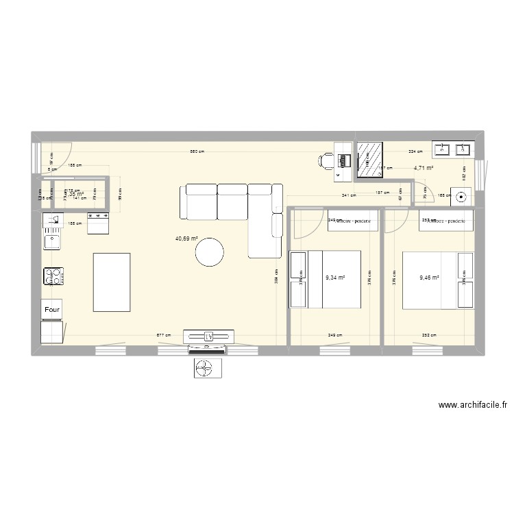 Corniche 1. Plan de 0 pièce et 0 m2