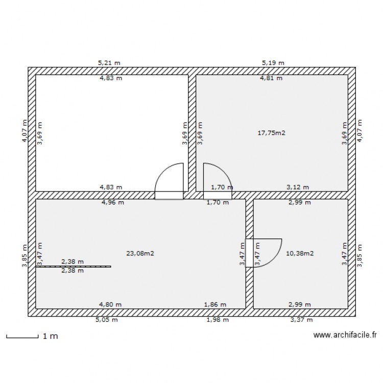 Merodestraat 2ie etage. Plan de 0 pièce et 0 m2