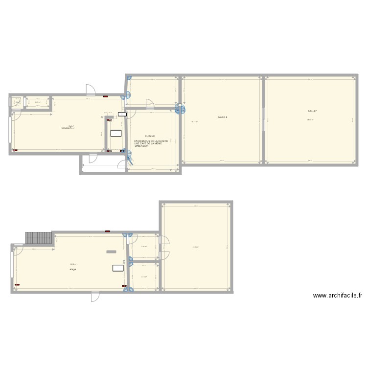 Restaurant Agadir plan général. Plan de 0 pièce et 0 m2