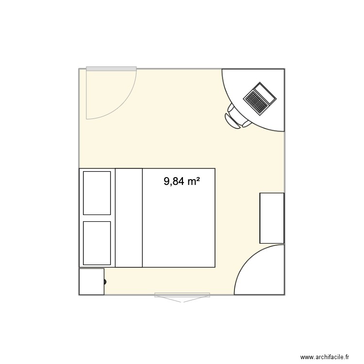 Chambre cassandra2. Plan de 0 pièce et 0 m2