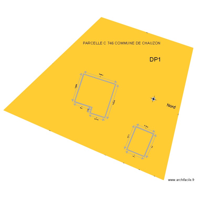 CADASTRE DP1. Plan de 0 pièce et 0 m2