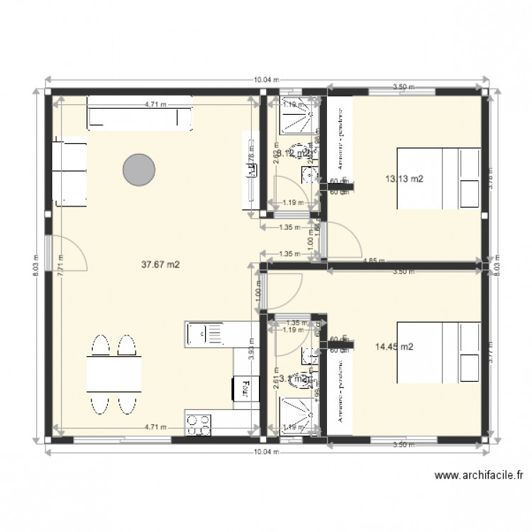 BANO BUNGALOWS. Plan de 0 pièce et 0 m2