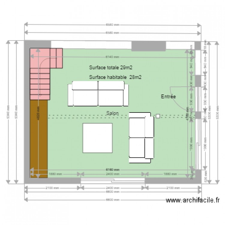 Plan PC2. Plan de 0 pièce et 0 m2