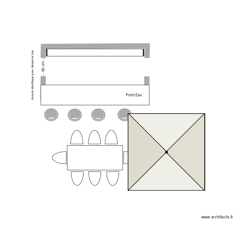 pool bar. Plan de 0 pièce et 0 m2