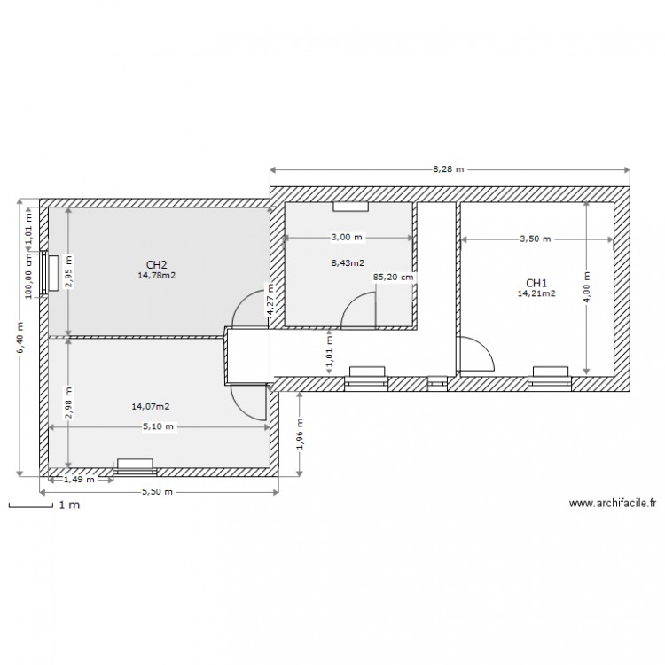 MAISON GALLIENI ETAGEradiateur. Plan de 0 pièce et 0 m2