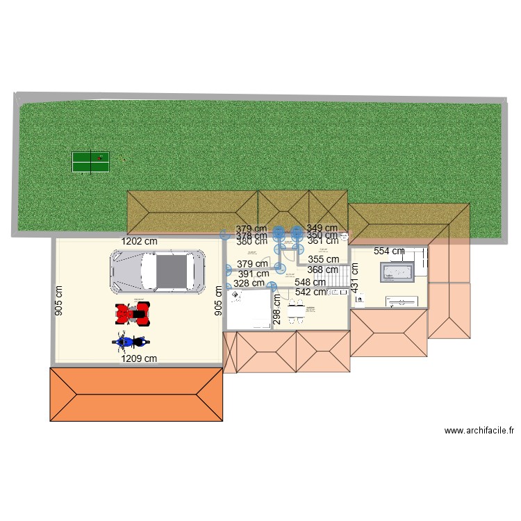 gaspard. Plan de 10 pièces et 180 m2