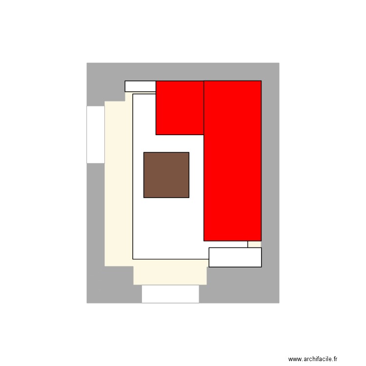 terasse. Plan de 0 pièce et 0 m2