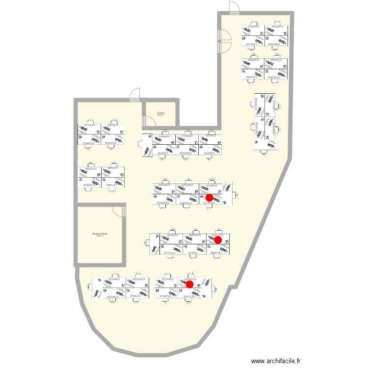 Plateau IONOS - New.. Plan de 3 pièces et 283 m2