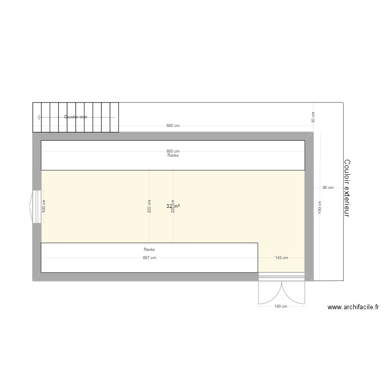 Ossuaire niveau R. Plan de 0 pièce et 0 m2