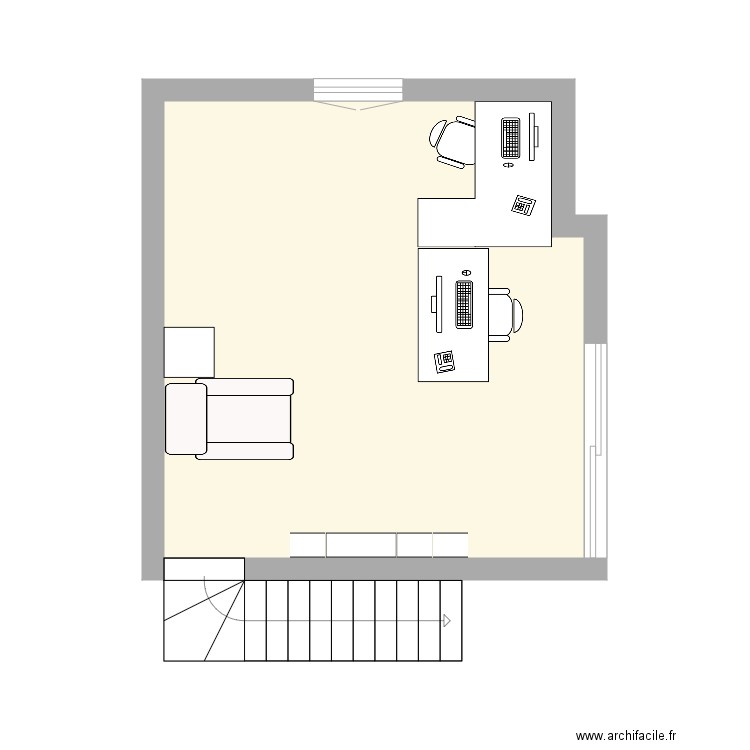 RDC. Plan de 0 pièce et 0 m2