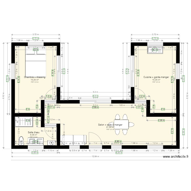 Plan maison GABLOK 2. Plan de 0 pièce et 0 m2