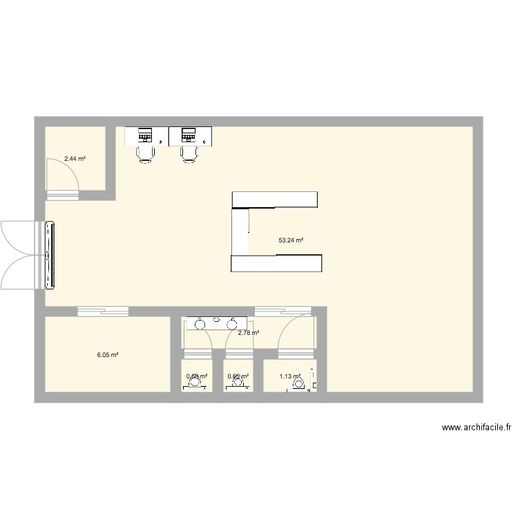 plan de reception hotel . Plan de 0 pièce et 0 m2