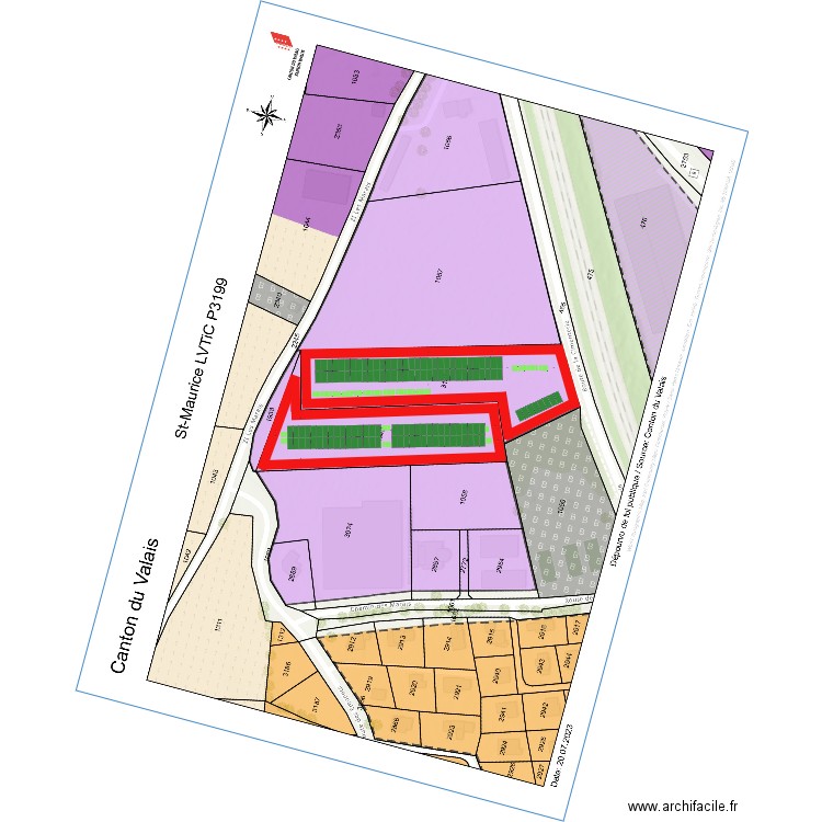 P3199 + P1949 St-Maurice. Plan de 0 pièce et 0 m2