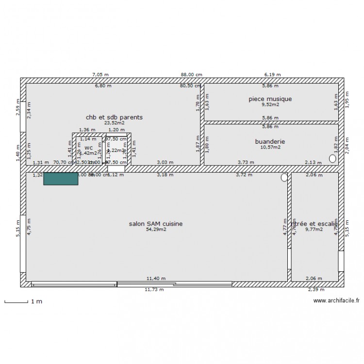 maison rdc. Plan de 0 pièce et 0 m2