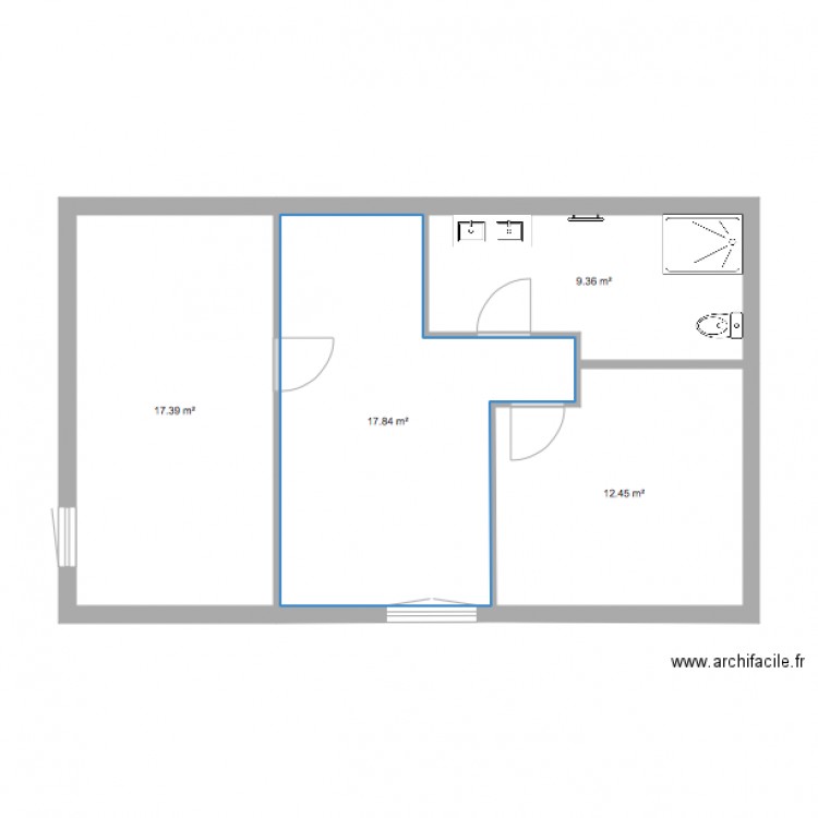 etage chambre. Plan de 0 pièce et 0 m2